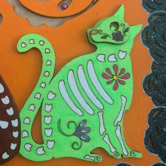 ⭐️#463 Hand Painted Wooden Halloween Sign - Picture 10 of 14